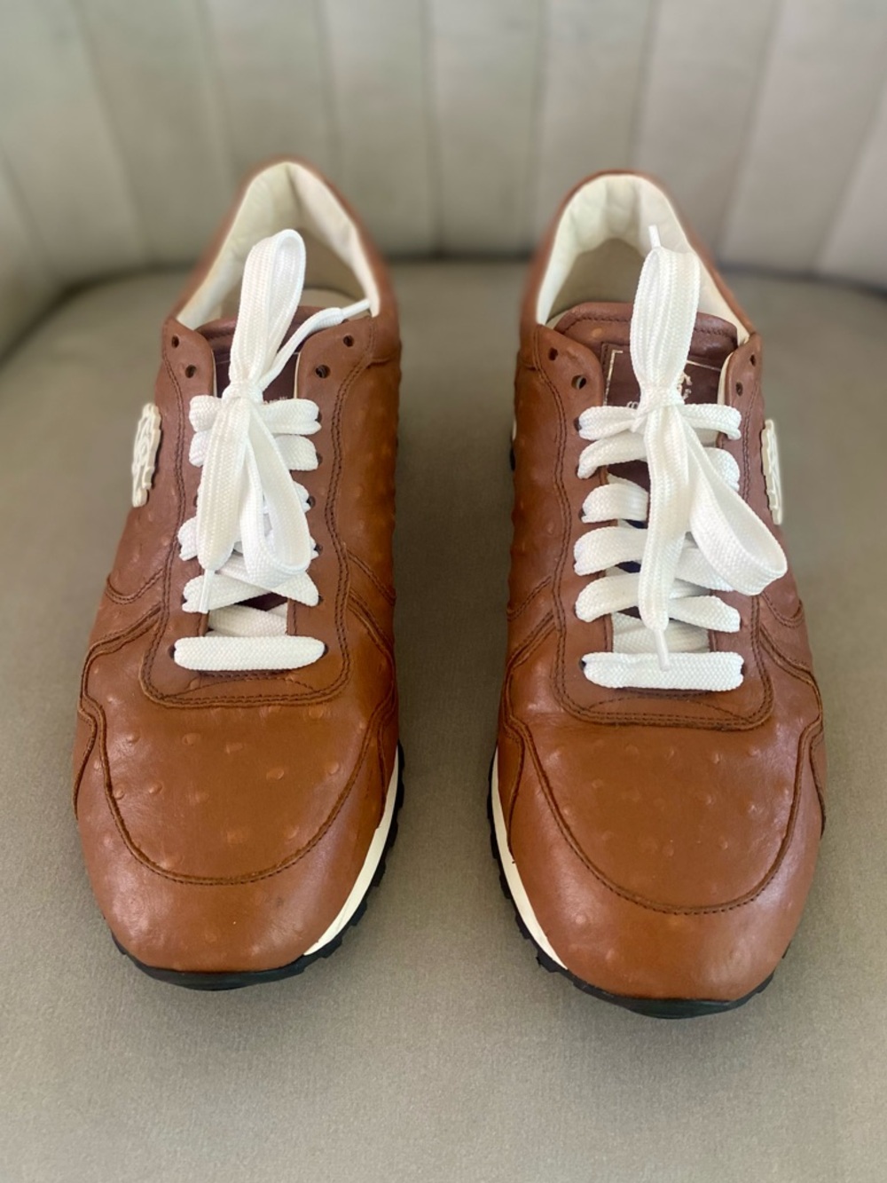 Roberto Cavalli Calf-Skin Leather Sneakers